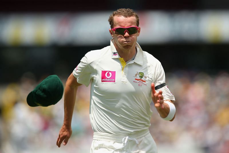 Peter Siddle picked up a hat-trick against England on his 26th birthday.
